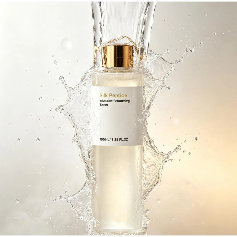 Silk Peptide Moisturizing Hydrating Toner Refreshing Non Greasy Easy Qme