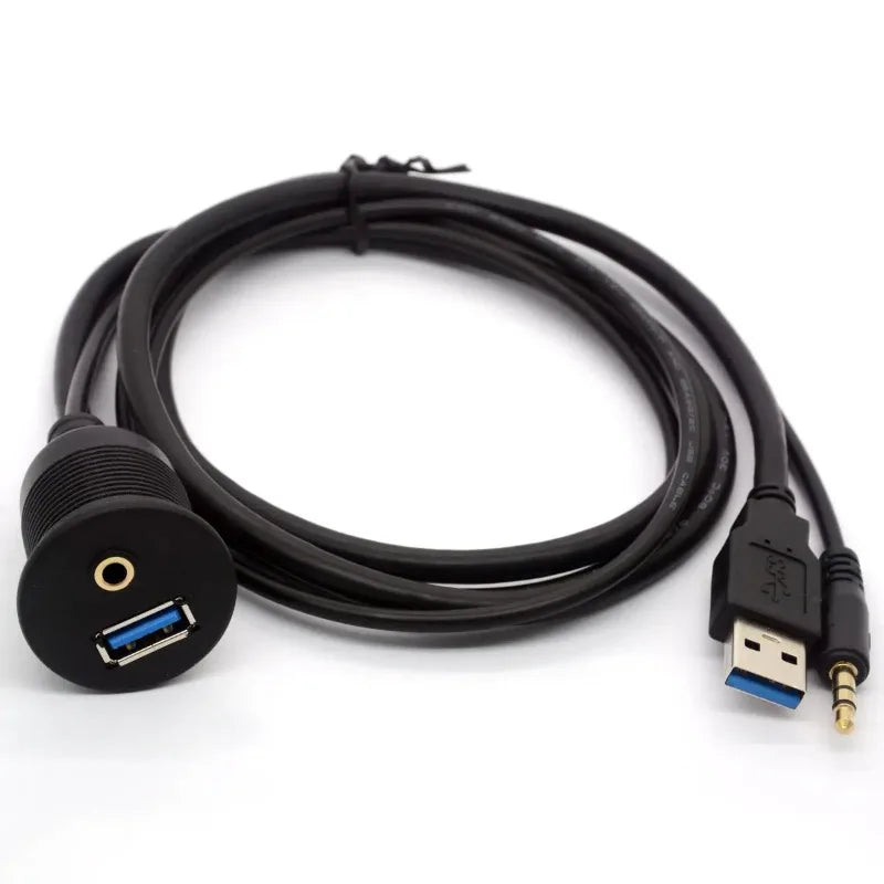 USB3.0 to Micro-B Cable for Industrial Cameras Mobile Hard Drives with Screw Lock High-Speed Data Transfer Cord Qme