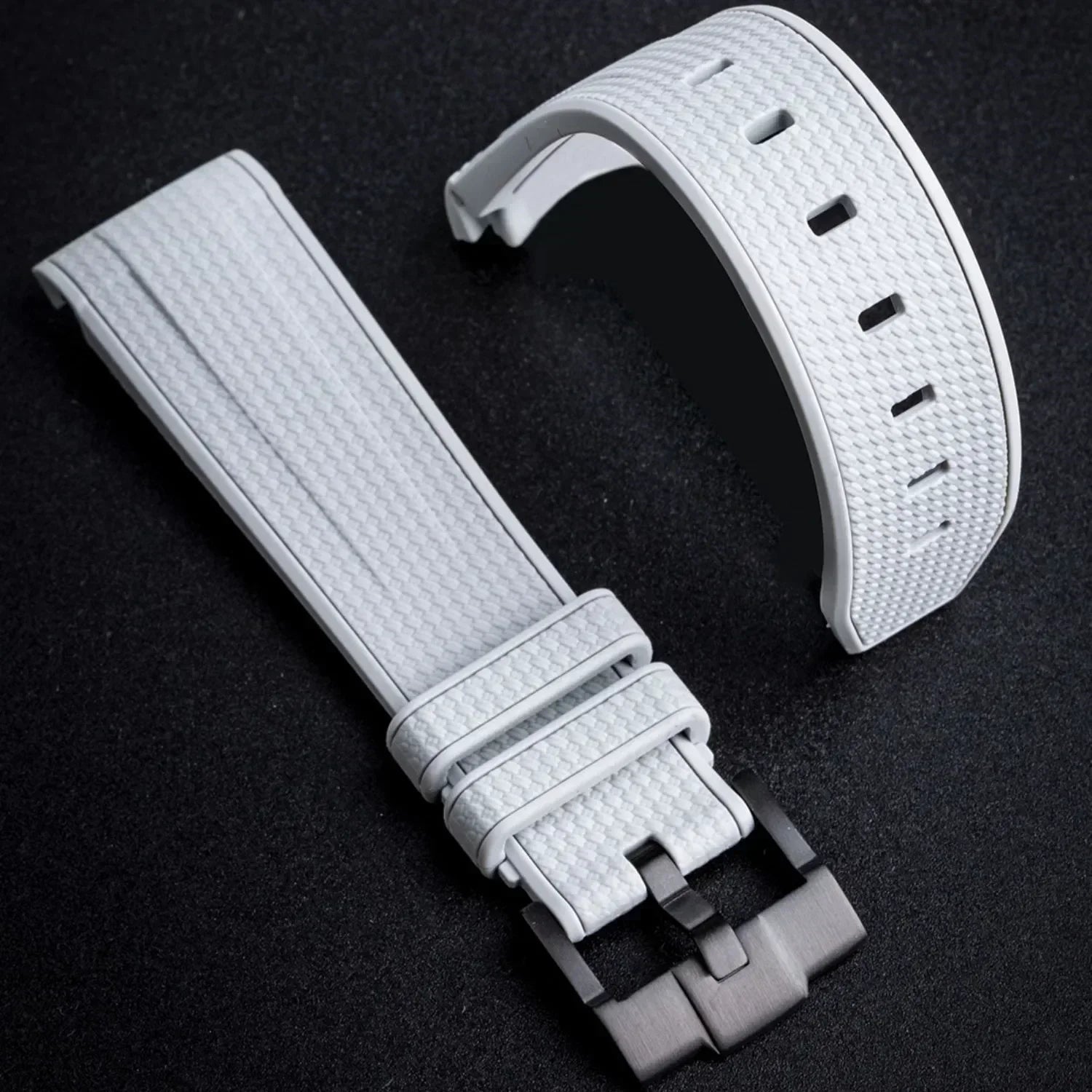 Watch Band for Omega X Swatch Joint MoonSwatch Speedmaster Curved End Rubber Silicone Strap Women Men Soft Sport Bracelet 20mm Qme
