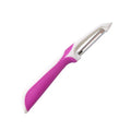 Anti Slip Handle Peeler, Peeler, Magic Tool, Melon, Potato, Fruit, Scraper, Kitchen Vegetable Tool Accessories Qme PURPLE