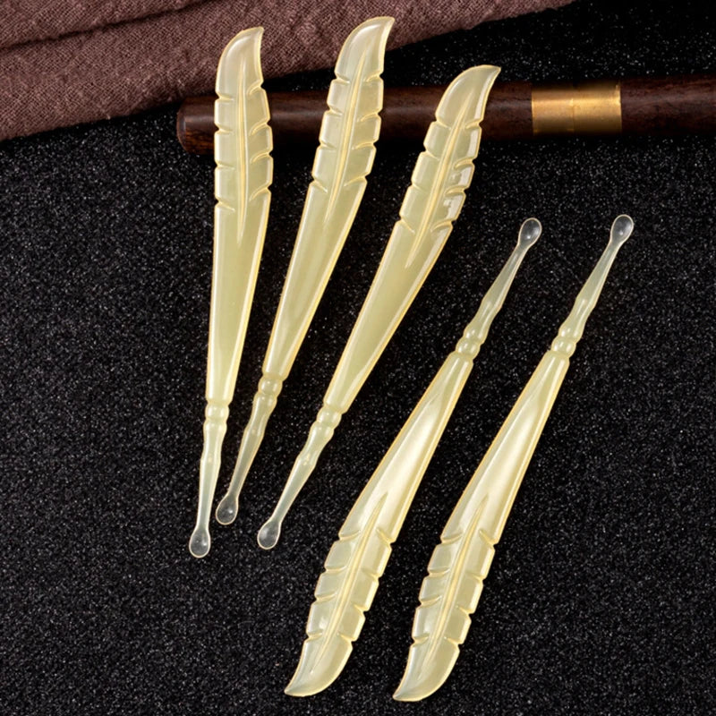 Soft Rubber Ear Cleaning Tool Reusable Safe Earwax Remover Spoon Tip Qme