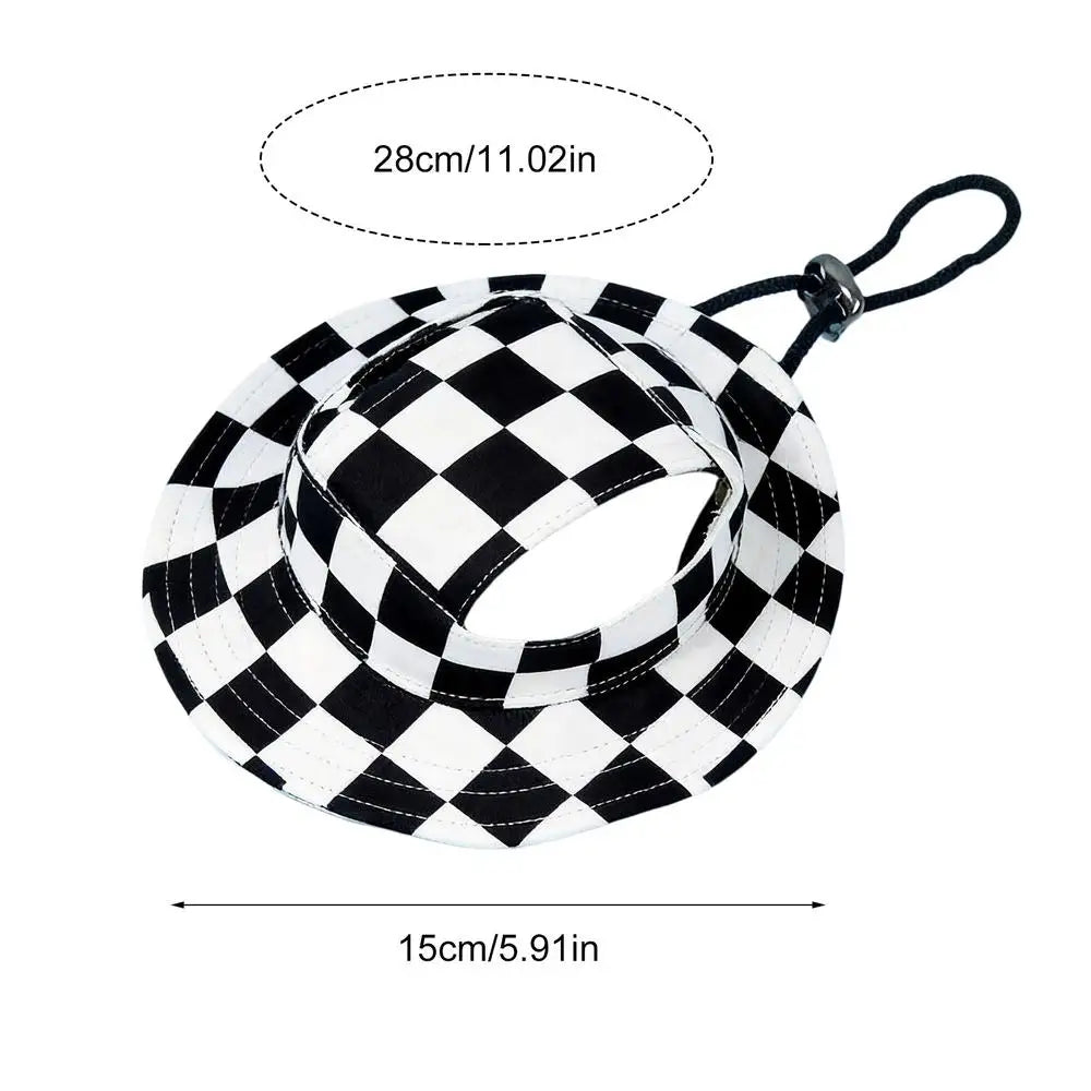 Hat For Dog With Ear Holes UV Protection Wide Brim Summer Dog Baseball Hat Cat Accessories For Small Medium Large Puppy Kitten Qme 02 S China Mainland