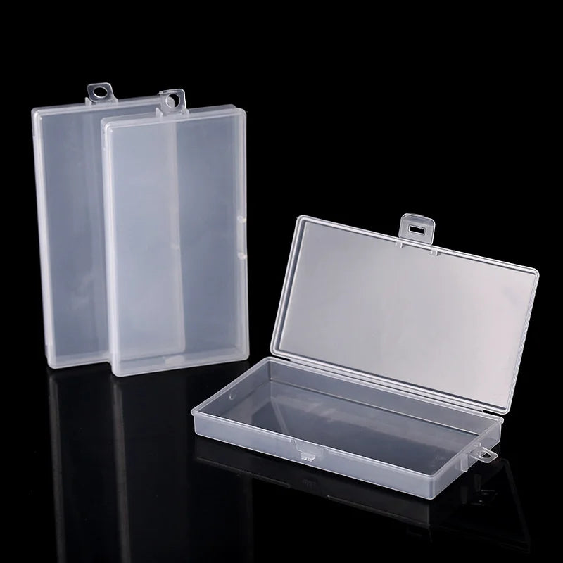 Collection Boxes Holder Transparent Plastic Case Storage Box Paper Qme