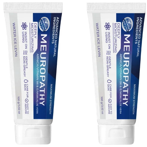Neuropathy Care Cream, Moisturizing & Firming with Hyaluronic Acid & Aloe Vera for Soothing Skin Care Qme Blue 100g