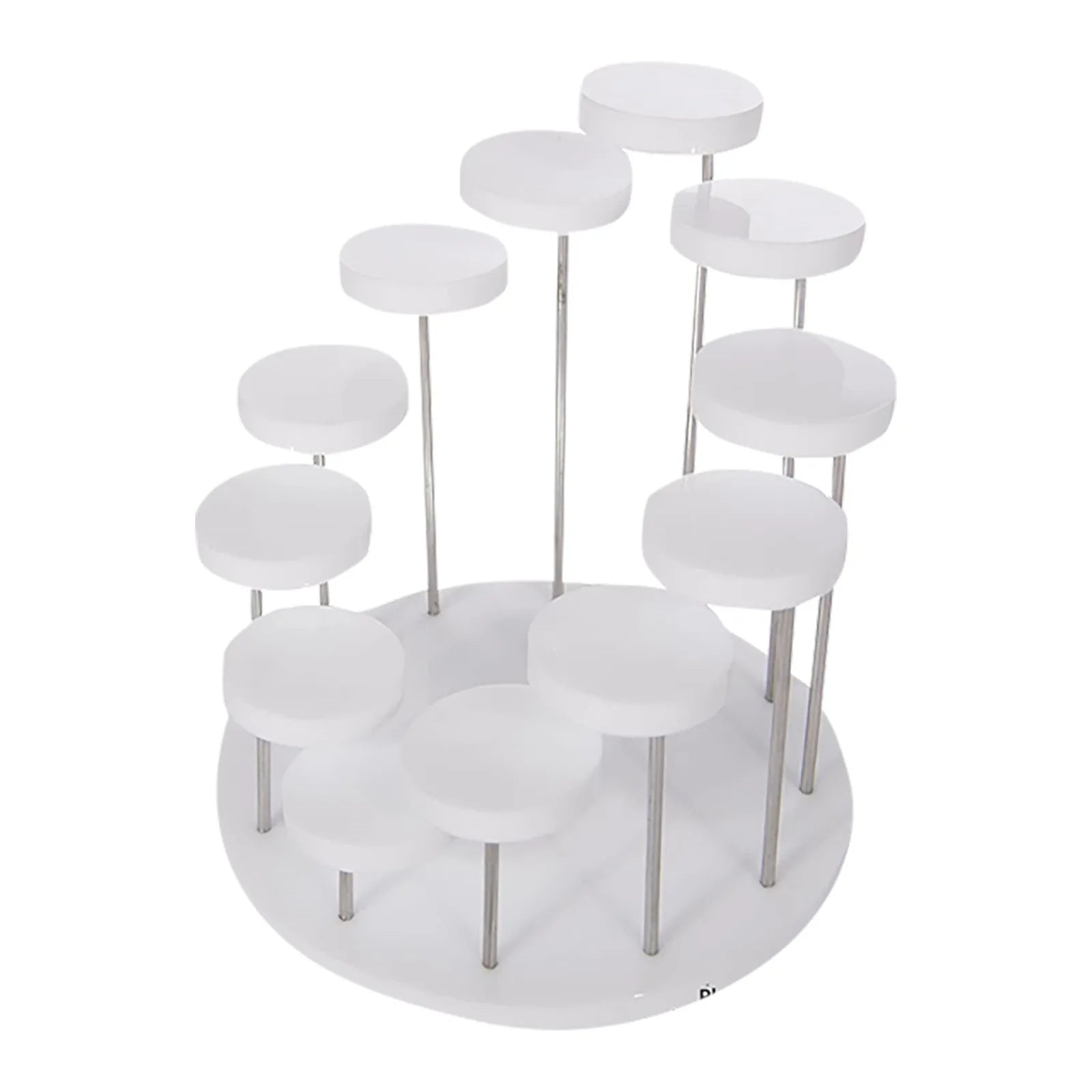 Multi-Tiers Clear Tower Holder for Dessert Anti-slip Acrylic Cupcake Tower Display Bar Party Decor Christmas Wedding Party Decor Qme E