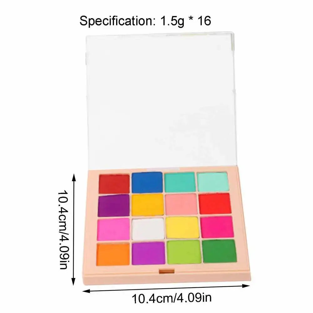 Gradient Nail Powder Palette Colors Glitter Pigment Solid Qme 03 China Mainland