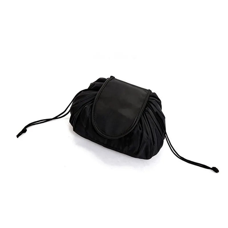 50X62CM Drawstring Elastic Makeup Storage Bag Women Portable Travel Black Large Capacity Portables Handbag Storage-Bags Trendy Qme