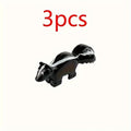 Mini Building Blocks, Skunk Forest Decoration, Compatible DIY Animal Park, Christmas Gifts, Scene Makeup Toys, Birthday Gifts Qme 3pcs
