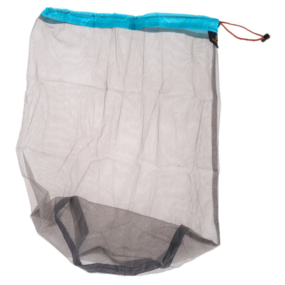 Ultralight Nylon Mesh Mesh Laundry Bag Ultralight Nylon Mesh Bags Traveling Organizer for Camping Travel Hiking Outdoor Sports Qme xl