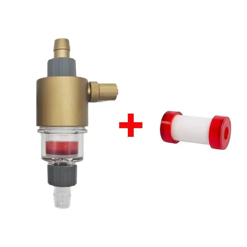 QANVEE External CO2 Diffuser Atomizer Aquarium Accessories Fish Tank Fishbowl Fishing Goods Cylinder Co2 Equipment Product Plant Qme M3andreplacement