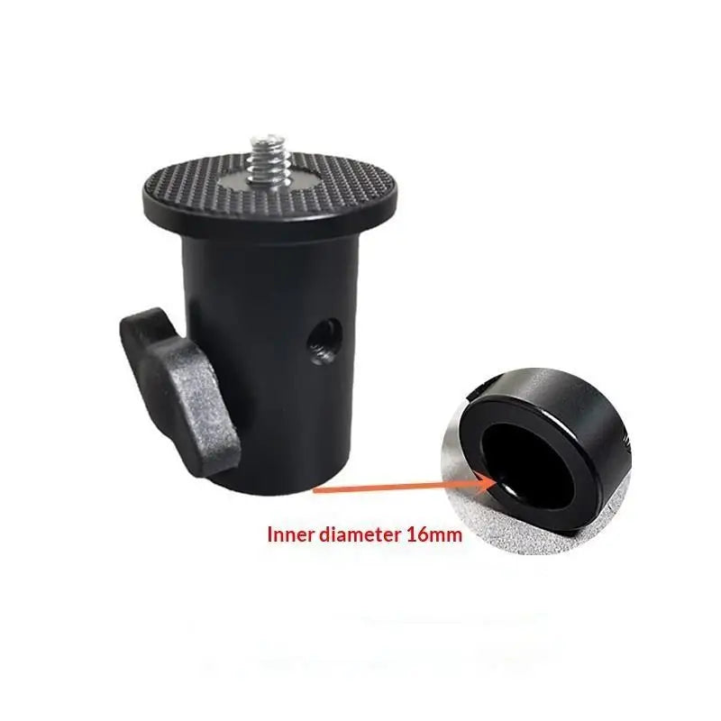 Aluminum Alloy Light Stand Adapter Rust Resistant 1 4 20 Screw Knob Qme K5B D16