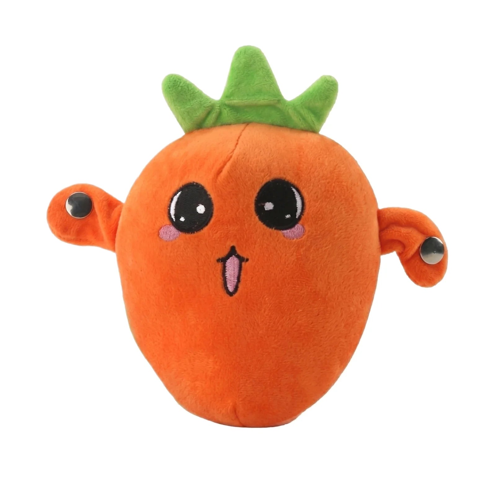Cartoon Fruit Sensing Rhythm Radish Plush Toy Parent-child Interactive Plush Doll Cultivate Music Perception Ability Fun Gift Qme C One Size