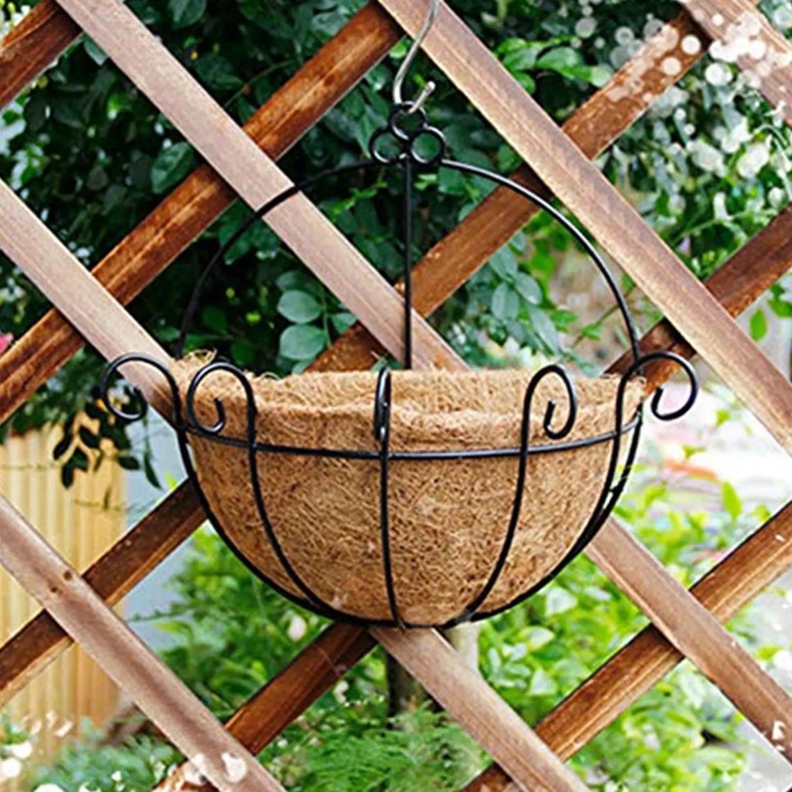 Coconut Basket Liners Coir Plant Liner Fence Flower Baskets Plants Qme
