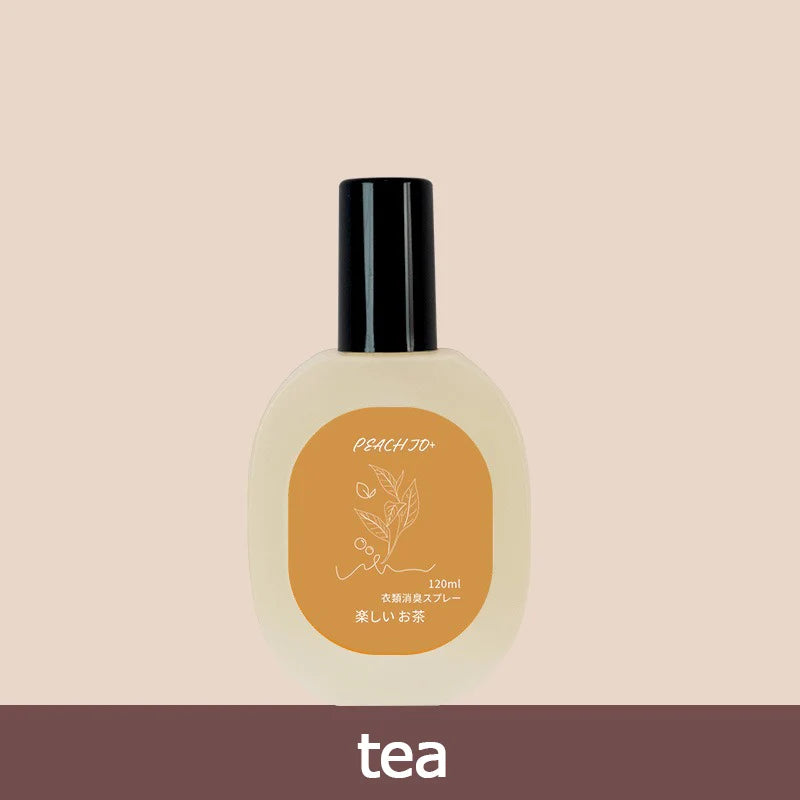 Fruit Pear Peach Grape Fragrance Clothing Deodorizer Spray Lasting Light Fragrance Deodorants Perfume Air Freshener Liquid 120ml Qme tea