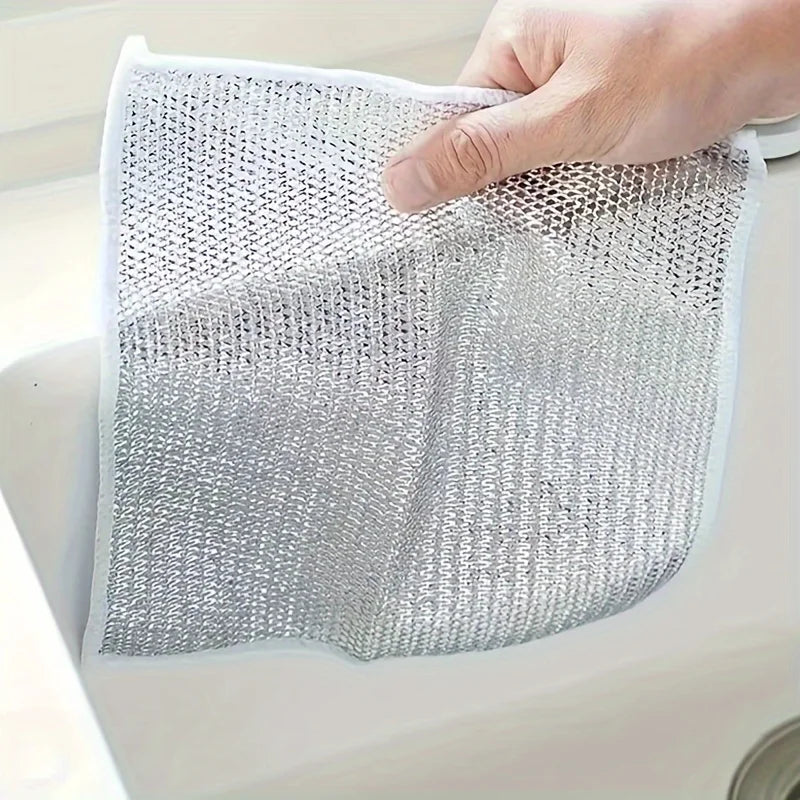 20 household kitchen silver wire cloths and kitchen steel wire cloths Qme