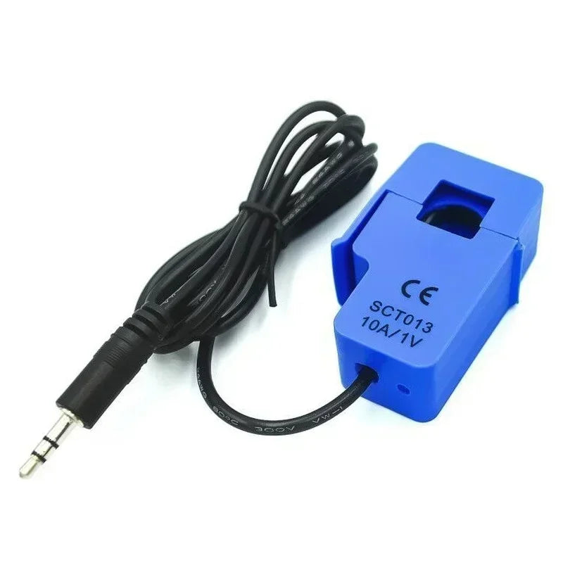 AC current sensor, Non - invasive Split Core Current Transformer, 10A 20A 30A 50A 60A 100A Qme 30A 1V 1