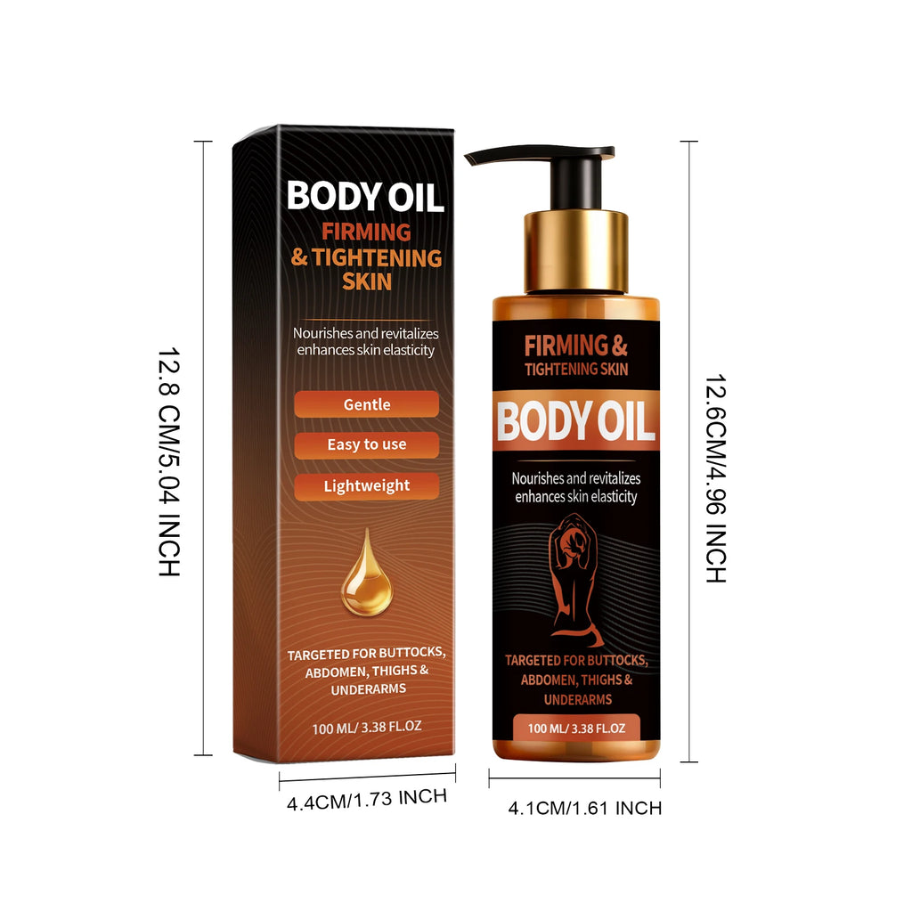 Firming Body Oil Lift Skin Improve Dry Brightening Nourishing Tightening Improve Sagging Smooth Skin Care Massage Essential Oil Qme
