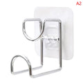Save Space Organizer Wall Mount Hook Adhesive Storage Rack Punch-free Qme A2