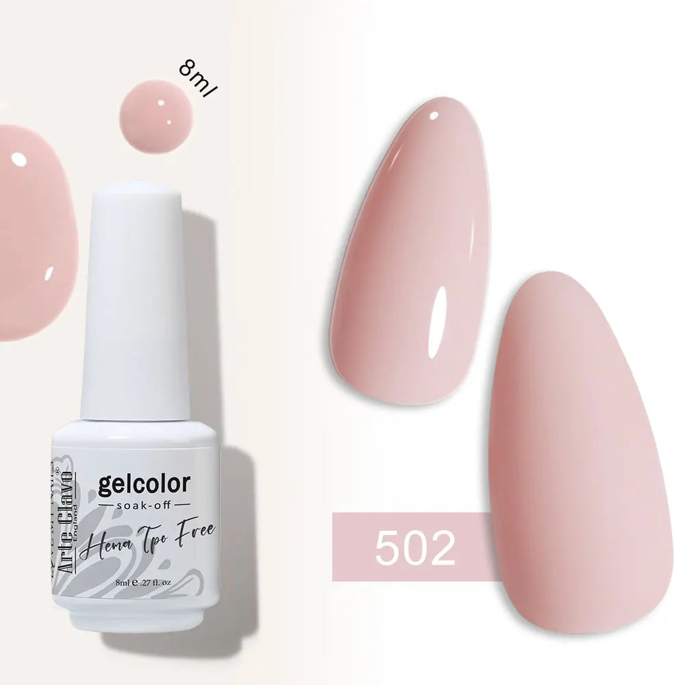 Arte Clavo Semi-permanent Gel Nail Varnish 180 Colors Semipermanent