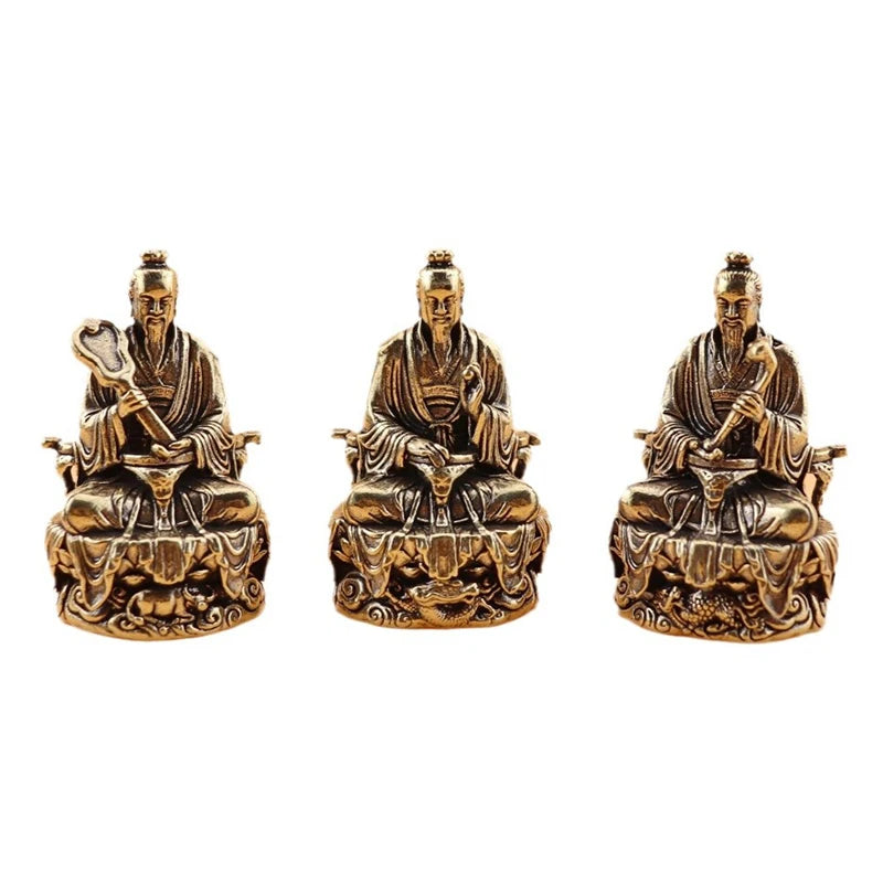 Sculpture Carving Statue Collection Home Decor Sanqing Tianzun Qme
