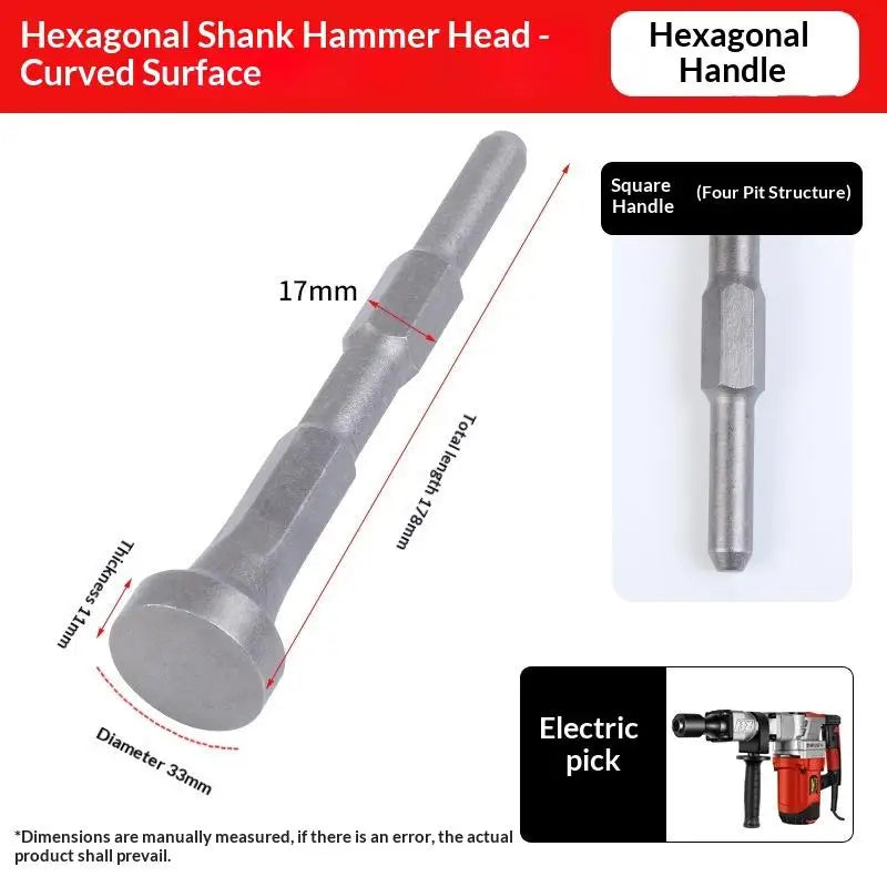 Forged Steel Drill Bit Driver 33 34 SDS Ground Rod Earth Stake Qme A5
