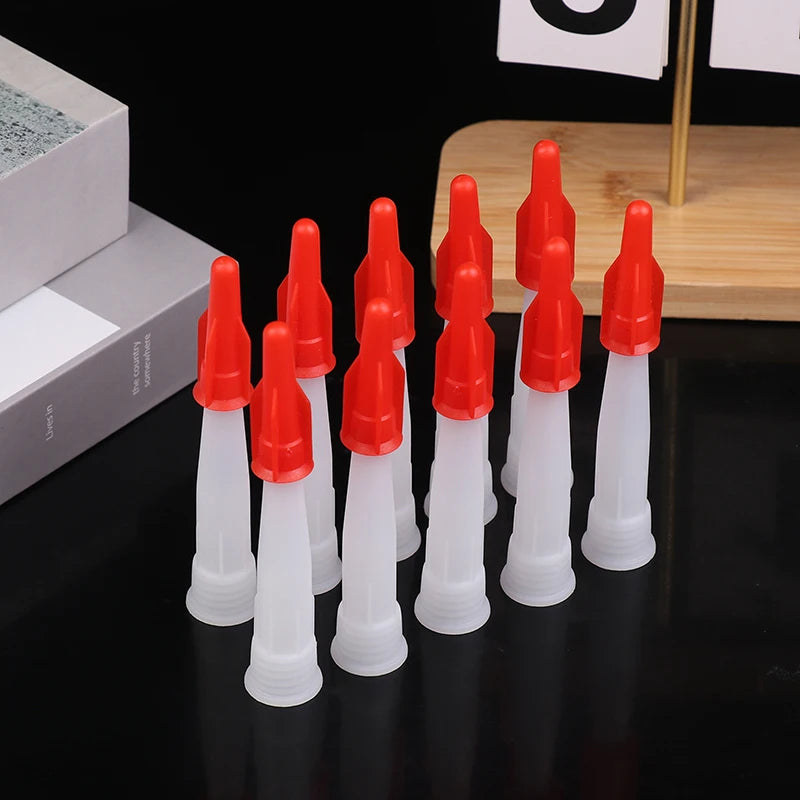 Spare Silicone Nozzle Sealant Tool Re-sealable Mastic Cartridge Qme