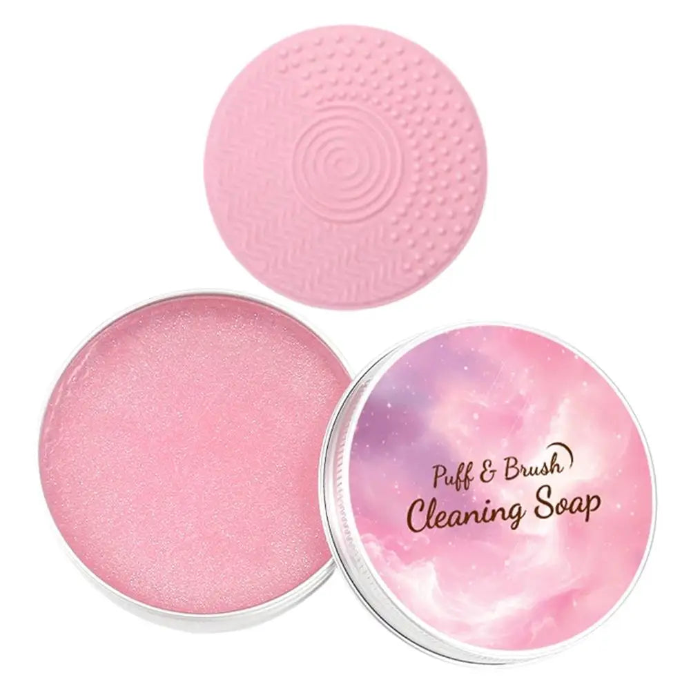 Makeup Brush Cleaner Soap Silicone Mat Deeply Cleans Waterproof Qme B-60g