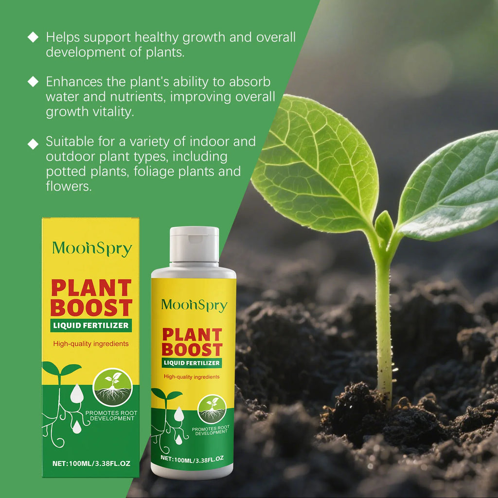 Plant Boost Liquid Fertilizer Enhancing Water Fertilizer Absorption Capacity Promote Healthy Plant Growth Plant Nutrient Liquid Qme