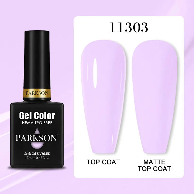 Parkson Colorful Nail Gel Polish Lacquer Soak Off UV LED Long Lasting