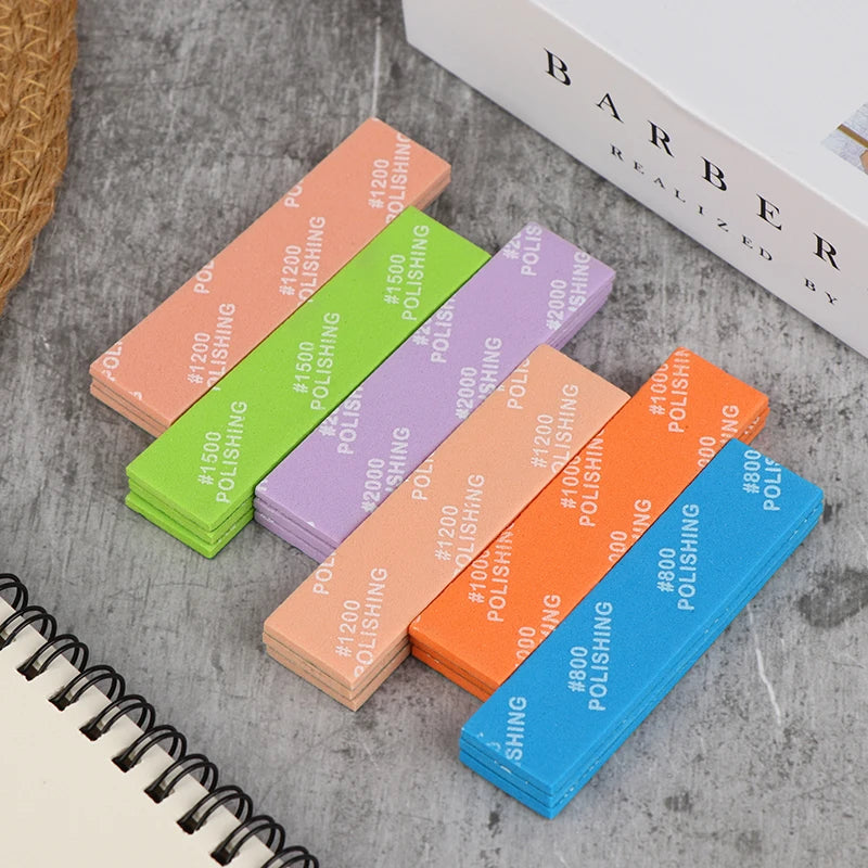 9Pcs MS-E400-2000 Semi-rigid Sanding Sticks For Model Making Tools Plastic Model Polishing Rod Hobby DIY Craft Qme