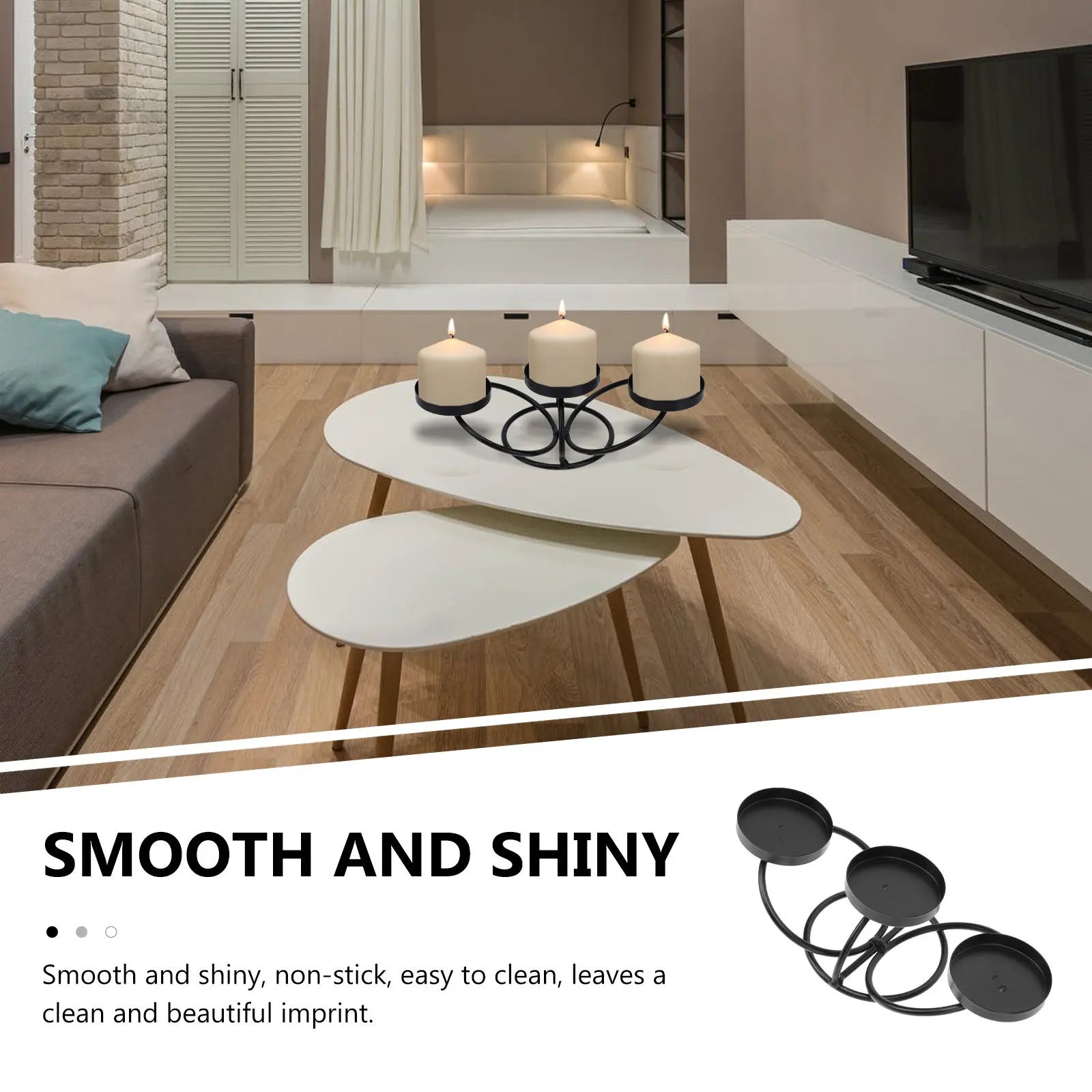 Iron Craft Candleholder Chic Desktop Decor For Home Dining Table European Style Stand Reusable Metal Art Candlestick Home Qme