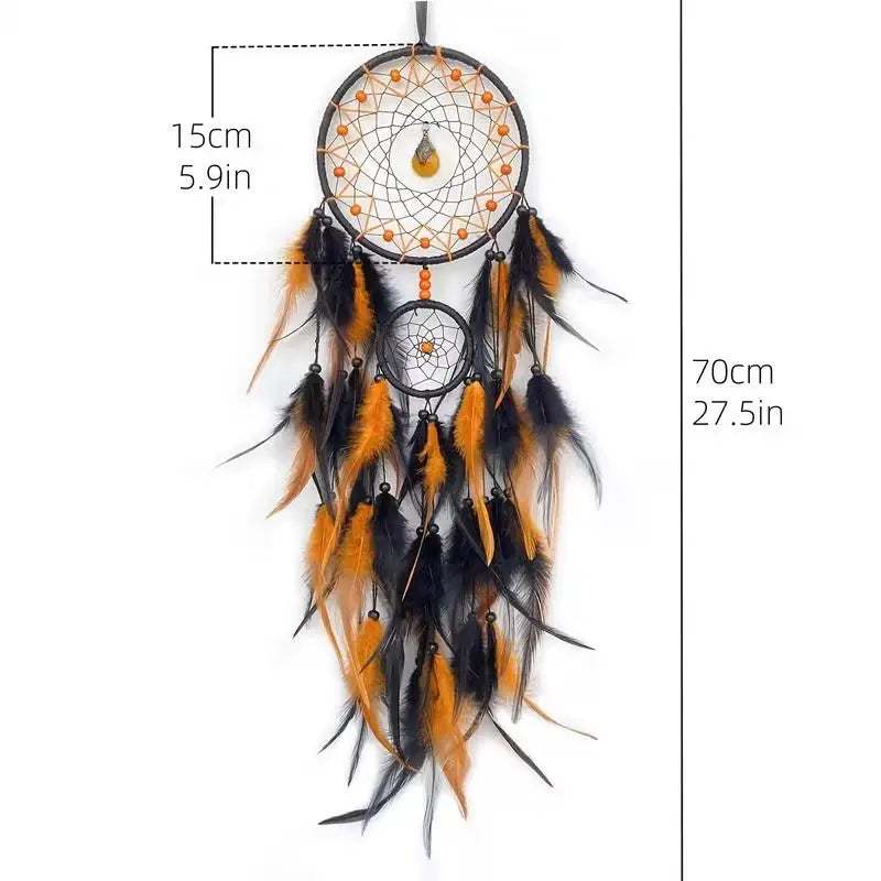 Adorned Artificial Feathers Crystals Exquisite Wall Decoration Qme