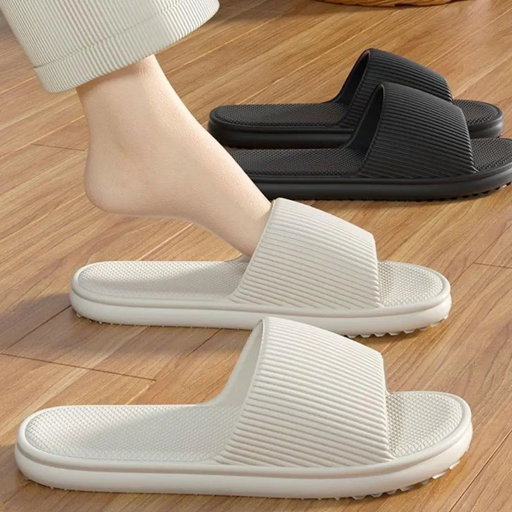 Thick Platform Bathroom Home Slippers Women Fashion Soft Sole EVA Indoor Slides Woman Sandals 2026 Summer Non-slip Flip Flops Qme