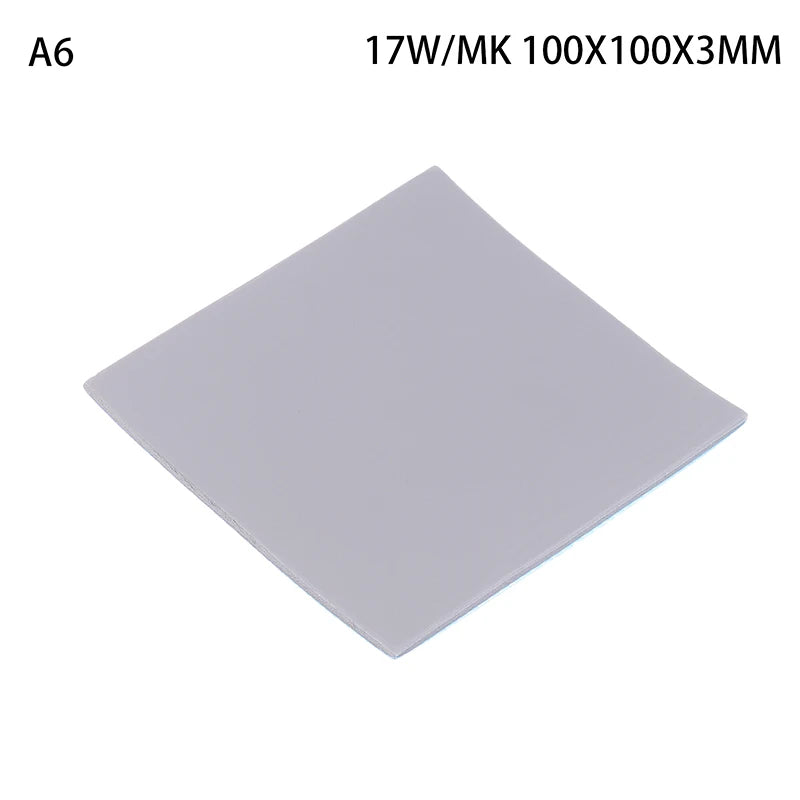 17W MK GPU CPU Heatsink Cooling Conductive Silicone Pad 100x100mm 0 5 Qme A6