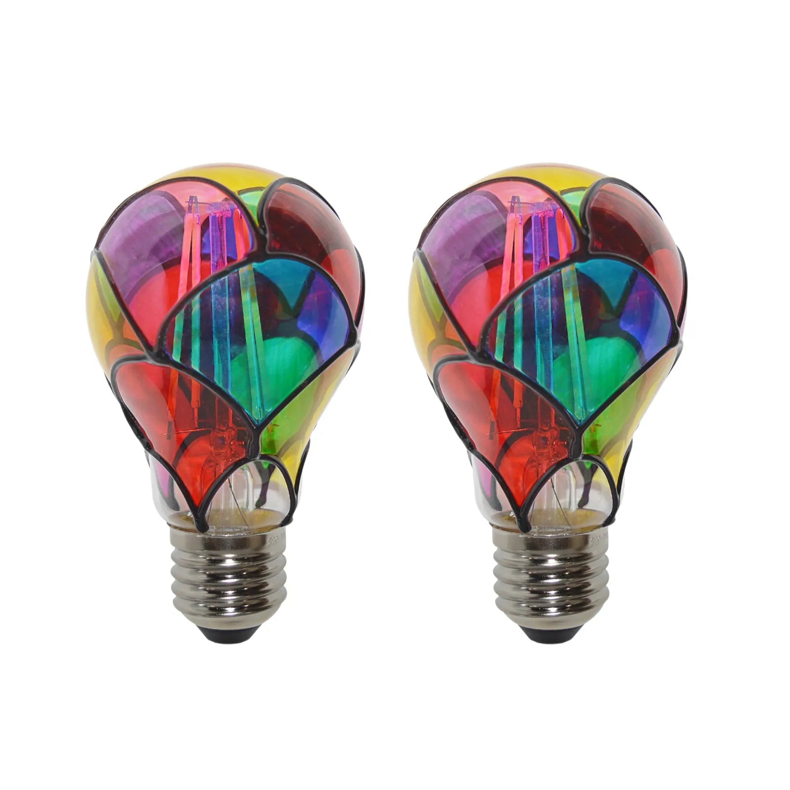 Colorful Bohemian Style Stained Glass Pendant Lights Mediterranean Lamp for Home Dining Room Bar and Patio Atomsphere Decoration Qme