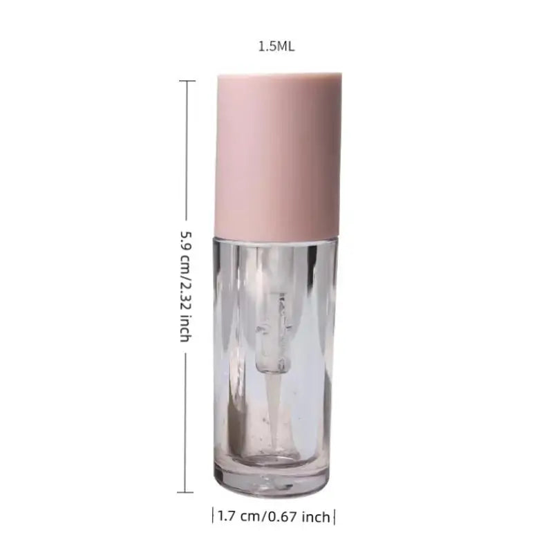 Fine Silicone Brush Empty Mascara Tube Liquid Eyeliner Bottle Eyelash Qme
