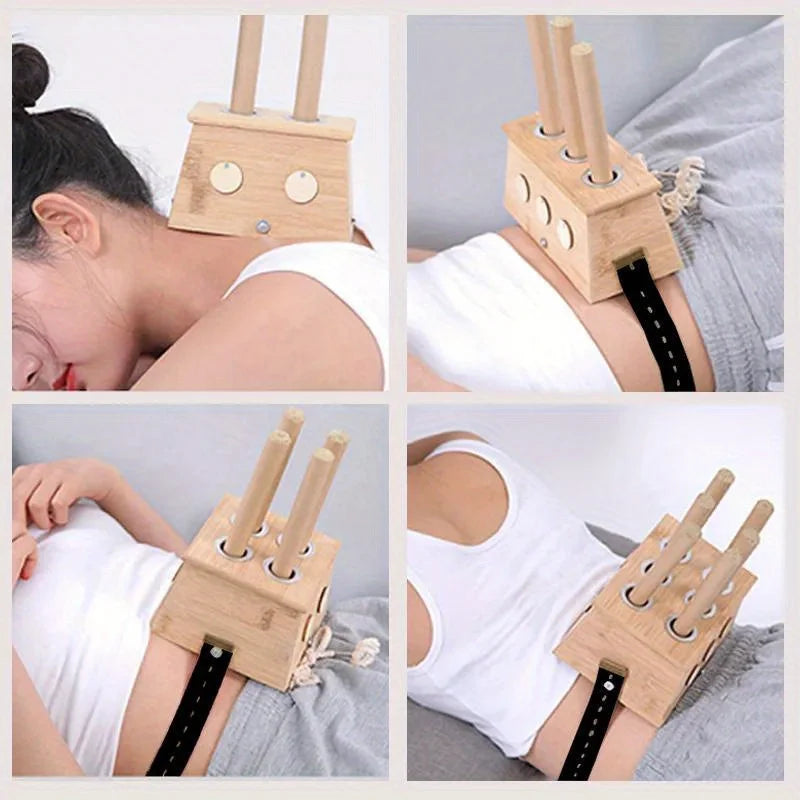 1/2Holes Bamboo Moxa Stick Burner Moxibustion Therapy Box Herbal Medicine Accessory Warm Acupuncture Point Massage Meridian Qme