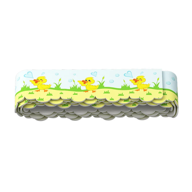7.5cm Width Bathroom Sealing Tape 1.5m Self Adhesive Waterproof Toilet Caulk Tape PVC Kitchen Oil-Proof Sink Edge Corner Strip Qme Duck 3PCS