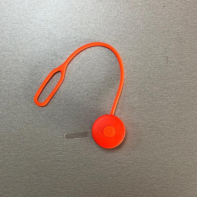 Outdoor Backpack Lights Silicone LED Night Running Warning Light Camping Riding Wind Rope Light Travel Equipment Tool Safety Qme Orange
