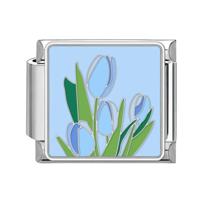 Drop Shipping 2026 Romantic Dreamy Moon Flower Sea Italian Charm