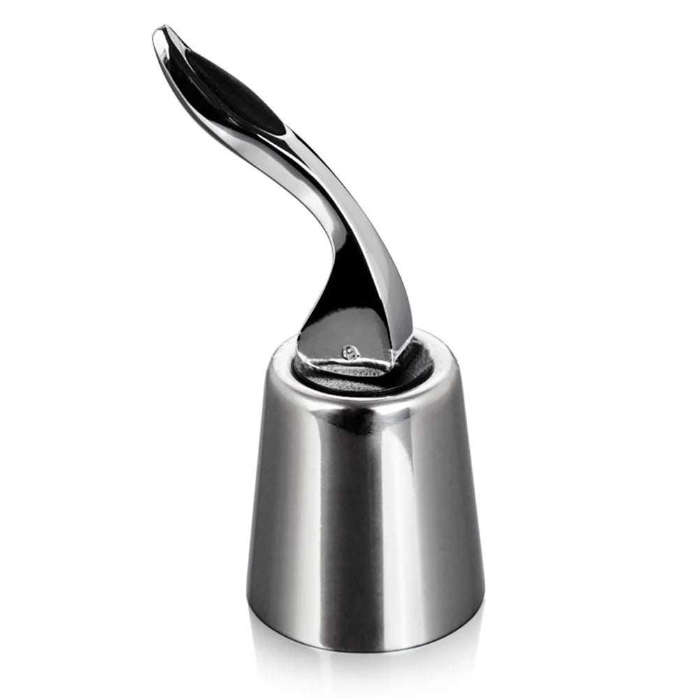 Stainless Steel Wine Stoppers Leak-proof Beverage Preserver Fashion Design Easy To Use As Bar Tools Kitchen Accessories Qme