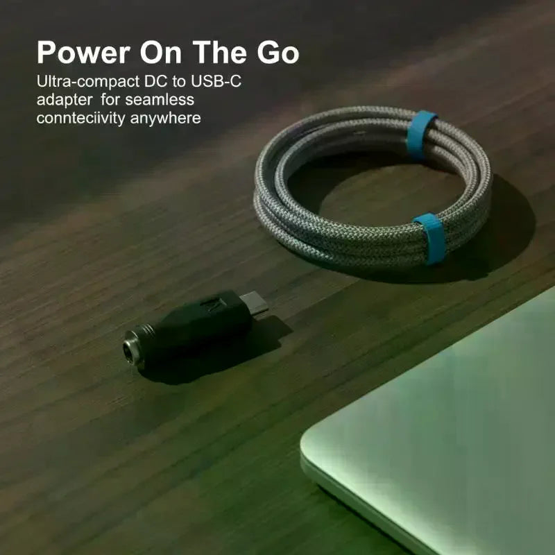DC Power Adapter Converter 5 5x2 Female Jack USB C Male Connector Qme
