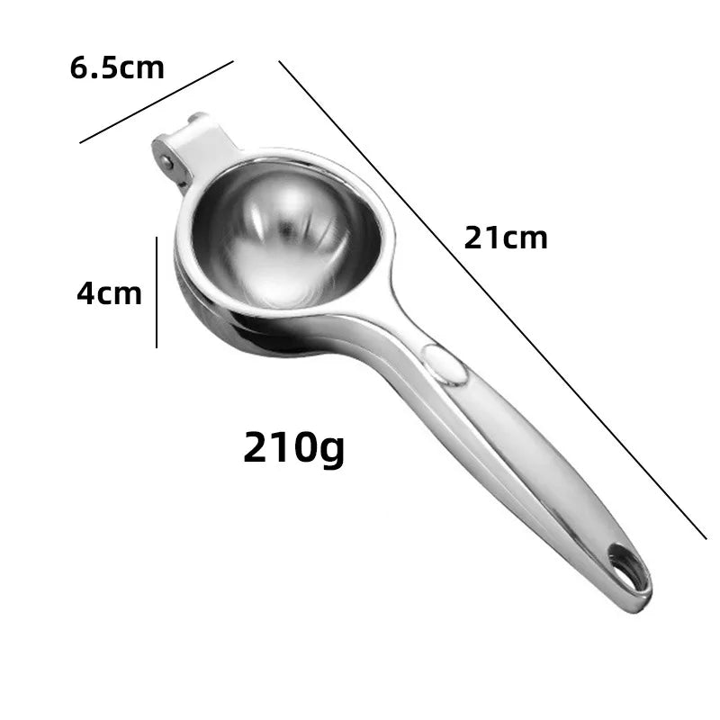 Premium Zinc Alloy Lemon Clip Juicer Manual Citrus Press Home Kitchen Qme