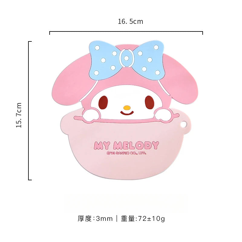 Hello Kitty Cartoon Insulated Mat Non-Slip, Heat-Resistant Placemat Cute Tableware Mat, Heat-Resistant Bowl and Plate Mat Qme 2