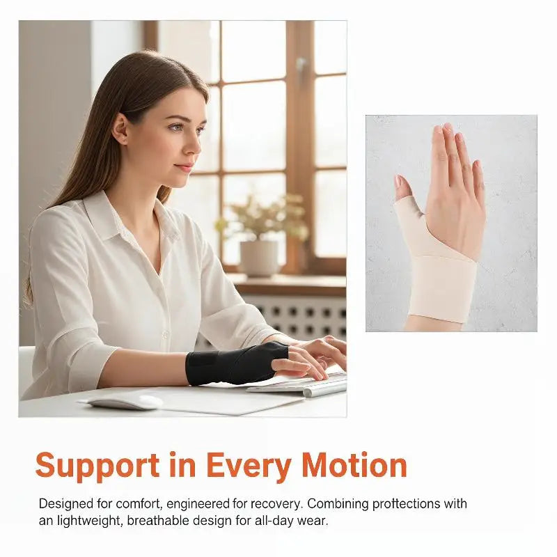 Ergonomic Wrist Brace Thumb Support Relieves Finger Discomfort Qme