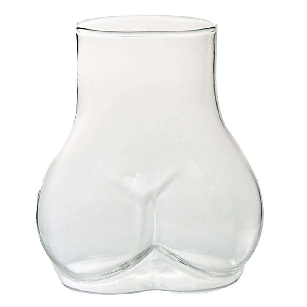 Butt Drinking Glass Funny Ass Clear Glasses Beer Capacity Bachelor Qme