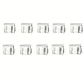 10-Piece Clear Page Holder - Durable Plastic Bookmark Holder for Office, Study and Reading - Perfect Gift for Students and Lover Qme 10pcs transparent