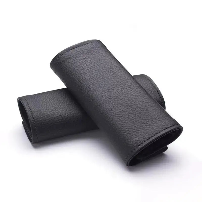 Car Door Inner Handle PU Leather Cover Protective Case Styling Qme B