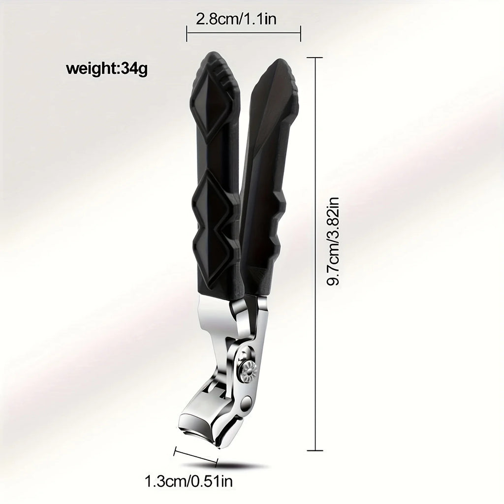 Angled Head Nail Clippers Seniors Ergonomic Toenail Clipper Thick Qme