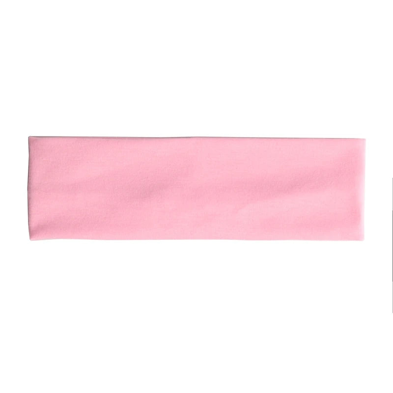 Simple Hairband Elastic Sports Headbands Headdress Quick Dry Workout Qme Pink 36pcs